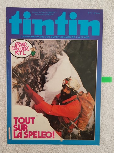 Tintin 393 1983 speleo - n°393,