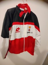 Milan Ac Football Veste Années 90 Opel Lotto L/Xl