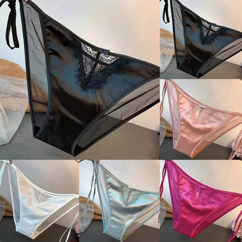 Slip lacets soie satin - soie, sous