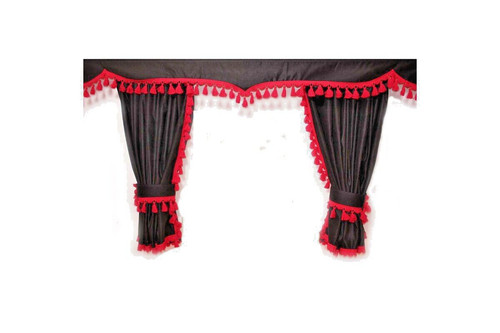 Grands rideaux noirs - rideaux,