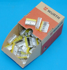 Lot 50 x connecteur rapide électrique à levier 5 entrée WURTH 05561175 ( BV121 )