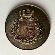 Ancienne Médaille En Argent Massif Signé H.DUBOIS : Ville De Roubaix.