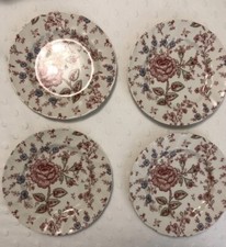 Set Of 4 Johnson Bros Rose