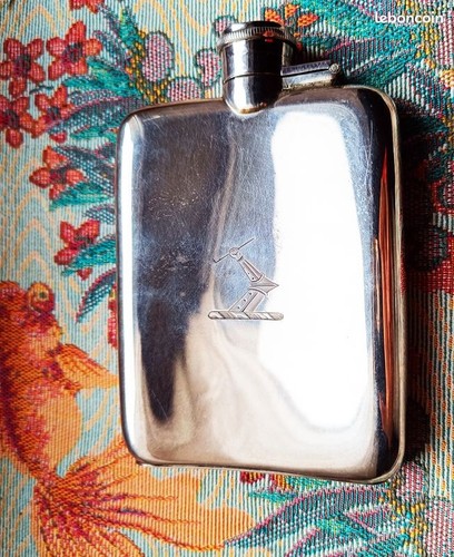 Flasque alcool argent - flasque,