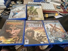 lot de 5 Jeux PS2- Guerre  . TBE + livrets .. Ref 11