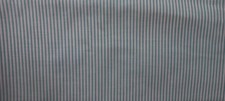 Coupon tissu rayures blanc
