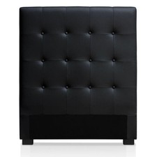 Tête de Lit Capitonnée "Amor" 90cm Noir