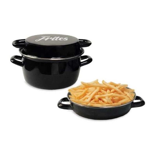 Friteuse émail noire - émail, cm