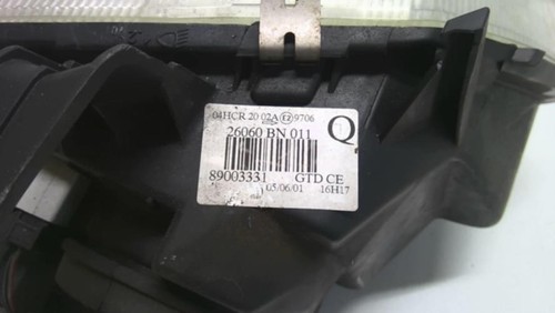 Optique avant principal gauche