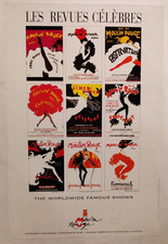 Affiche  originale ancienne Les Revues célèbres - Gruau /RS526