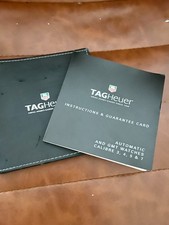 livret tag heuer automatic gmt calibre 2 4 5 6 7 instructions notice book manual