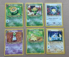 Lot 6 cartes Pokémon Floravol