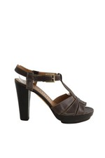 Talons en cuir marron Fratelli