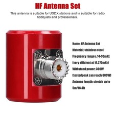 Antenne HF Acier Inoxydable