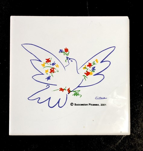 Carreau ceramique colombe - ,