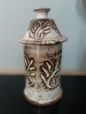 Pot couvert ceramique scarifie - pot,