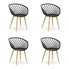 Chaise de jardin Lot de 4 avec