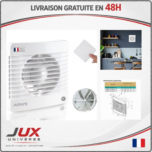 Extracteur air vmc 100 mm - d'air,