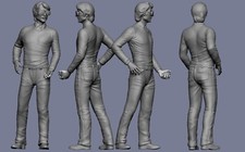 FIGURINE 1/18  LUCA DI MONTEZEMOLO  FERRARI   EXOTO MINICHAMPS GP UNPAINTED