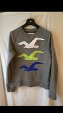 Sweat Hollister Homme Taille S Gris