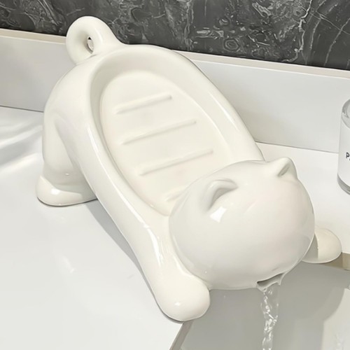 Porte savon forme chat - en,