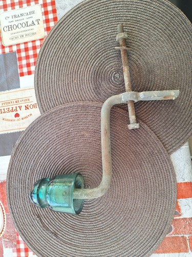 Ancien isolateur edf verre - isolateur,
