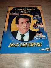  Coffret 3 DVD Grandes soirées du theatre JEAN LEFEBVRE 3 Pièces  