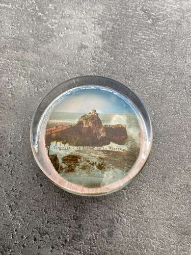 Ancien presse papier verre - ancien,