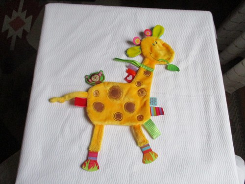 Doudou girafe label - girafe,