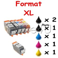 Jeu 6 cartouches génériques