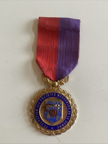 Médaille bleu fédération - bleu,