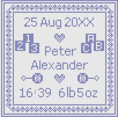 Kit broderie point - broderie, de