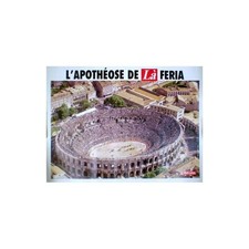 Affiche l'Apothéose de la Feria NIMES photo Aérienne Paseo aux ARENES Toreros