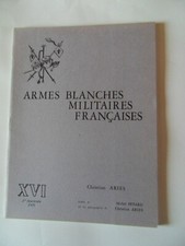 5 FACICULES  RELIES     ARMES BLANCHES MILITAIRES FRANCAISES