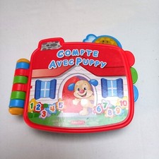 Fisher Price - Livre Interactif pour Bébé, compte avec Puppy