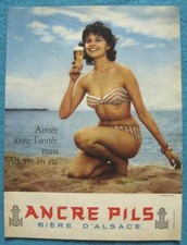 Publicité Papier - Bière Ancre Pils de 1958