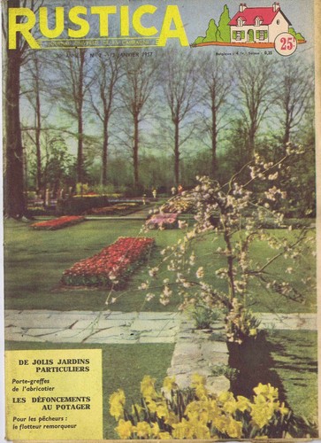 Rustica 1957 jardin - 13/01/1957,