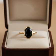 1.50 CT Onyx Noir Fiançailles