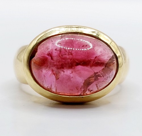 Bague cocktail vintage 18k - cocktail, or