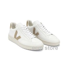 VEJA V-12 LEATHER EXTRA WHITE DUNE Taille 39 baskets chaussures