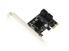 Carte PCIe 4 Ports SATA 3 6G -