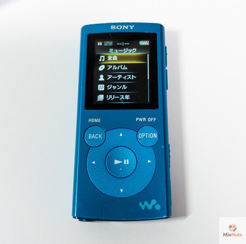 Lecteur mp3 bleu sony walkman - lecteur,