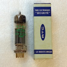 Tube électronique - triode E80CC RTC, NOS, dans boite d'origine