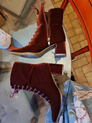 Bottines joe browns rouge - bottines,