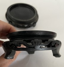 2 socles stand rond en bois