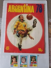 panini /ageducatifs  album  Argentina 78  tres belle etat  70 images présente 