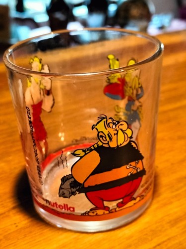 Verre nutella 1995 asterix - nutella,