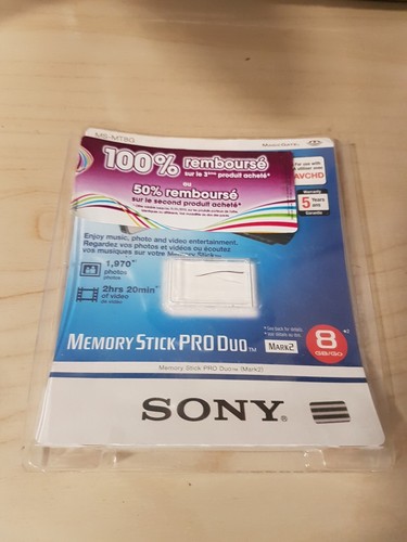Emballage vide sony memory - emballage,