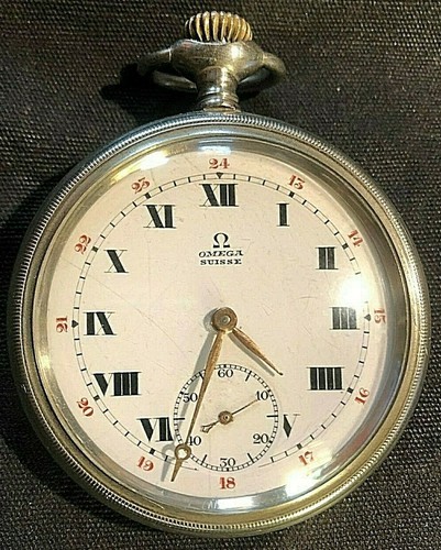 Tres rare montre gousset omega - rare,