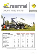 ANDRÉZIEUX -BOUTHÉON ( 42 ) MARREL AMPLIROLL RHL 20 U / PROSPECTUS  100 g  2010